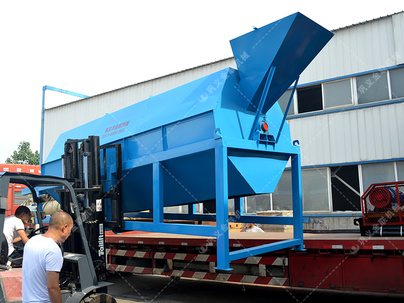 GTS1845重型無軸滾筒篩沙機發(fā)貨圖片_發(fā)往河南周口